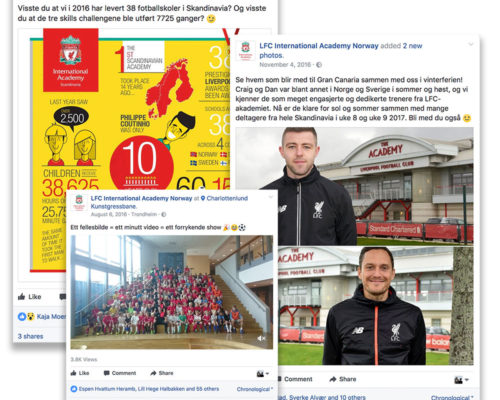 SoMe-publisering for LFC International Academy